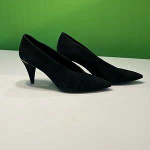 Michael Kors Black Suede Pumps